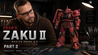 MG Char's Zaku II 2.0 Build | Part 2 – Finish Sanding, Assembly & Scribing prep