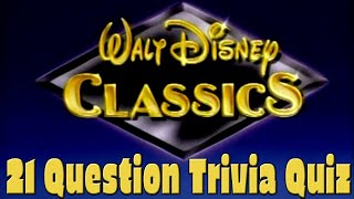 DISNEY CLASSICS COLLECTION - 21 question Quiz About the Movies ( ROAD TRIpVIA- Episode 816 )
