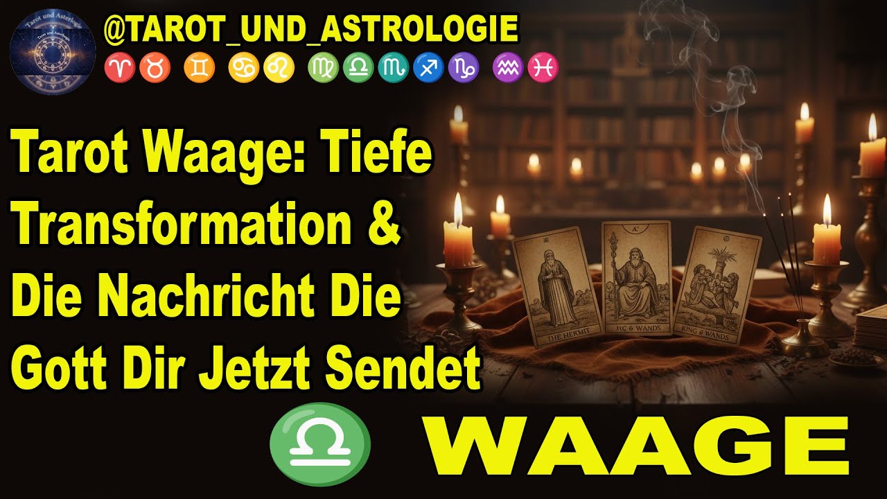 WAAGE ♎ Tarot 2025 Tiefe Transformation & Die Nachricht Die Gott Dir Jetzt Sendet
