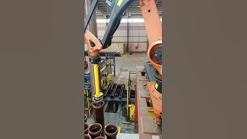 Schoenbeck- Kiln car unloading with Robot