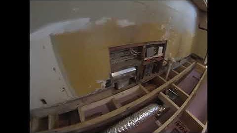 Kitchen level floor sistered joists