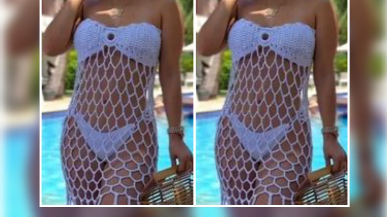 Parte final saída de praia em crochê tomará que eu 