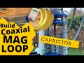 HAM RADIO Adding The CAPACITOR Building A Coaxial Magnetic Loop Antenna COAX MAGLOOP 
