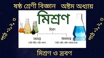 মিশ্রণ এবং দ্রবণ || মিশ্রণ || ষষ্ঠ শ্রেণির বিজ্ঞান || Class 6 Science Chapter 8 (Part-1) || Biggan