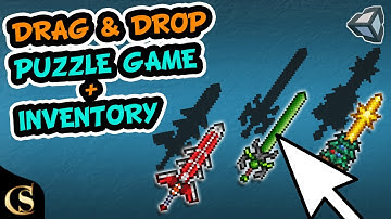 Drag and Drop System in Unity - Puzzle Game Example and Inventory 2021