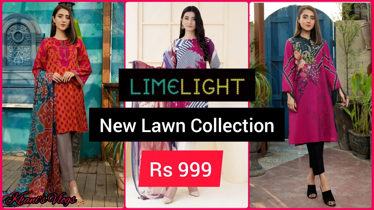 Limelight New Lawn Collection Vol 1 2021 //Detailed Video With Prices -Rs 999
