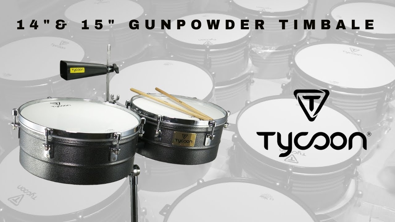 14" & 15" Gunpowder Timbales -  Demonstration by Kalani Das, Tycoon Artist