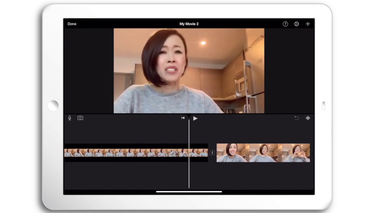 02 Imovie For Ipadの使い方 いらない部分をカットする Youtube