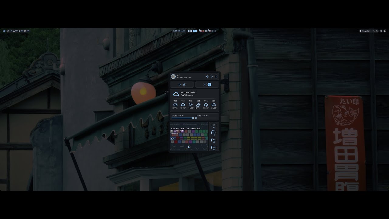 BLK\EDN - NixOS + Niri + Noctalia Rice