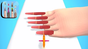 Nail Cut - All Levels Gameplay Android,ios (Levels 3-4)