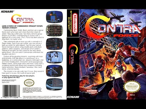 Contra Force NES aka Contra 6 NES - NO DEATH (Ultra HD 4k)