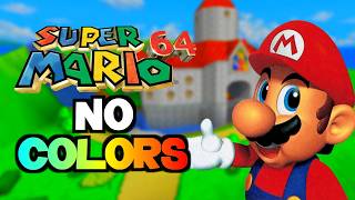 Super Mario 64 but NO TOUCHING COLORS!