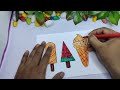 Easy Drawing and Coloring Icecream drawing | draw and Color activity for kids |