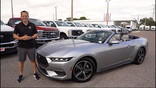 Is the 2024 Ford Mustang a BETTER convertible sports car than a Mazda Miata?