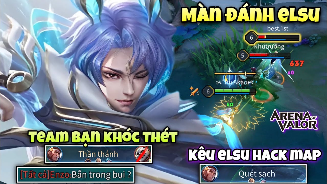 Màn Bắn Elsu Siêu Dính Khiến Team Địch Khóc Thét Và Nghĩ Elsu Dùng Hack Sẽ Như Thế Nào !!!