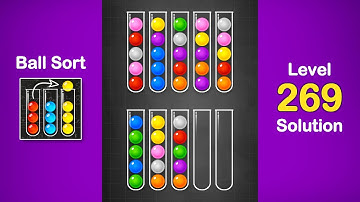 Ball Sort Puzzle Solution Level 269