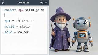 CSS Border for Kids — Draw Boxes Around Anything! | Season 2 Ep 6 | CodeForKidsDotBOT