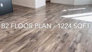 B2 FLOOR PLAN - 1224 sqft