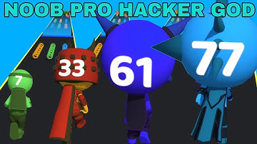 Big head man run in NOOB VS PRO VS HACKER VS GOD @playgame24dia