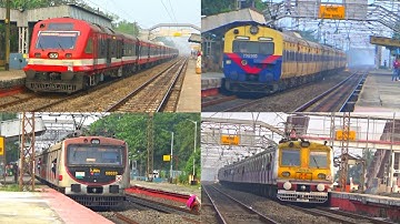 Different types Of Emu + Demu + MEMU Local Train Indian Railways | Indian Life Lines