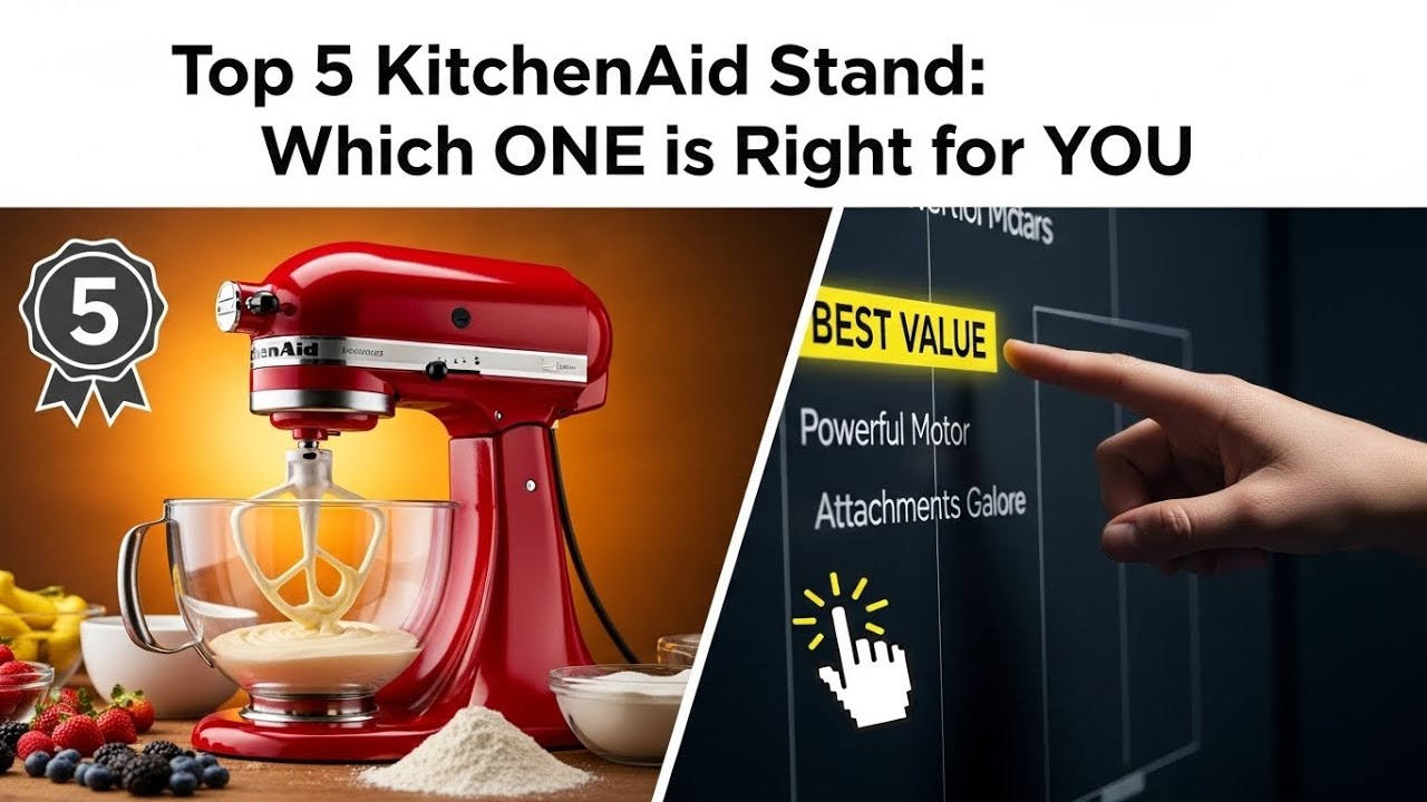 ✅ TOP 5 Best KitchenAid Stand Mixer for Home Bakers | KitchenAid Stand Mixers for Serious Bakers