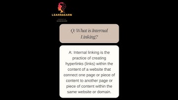 What is Internal Linking? #seotips  #seo #earnmoney