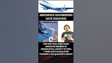 Aerospace engineering GATE coaching, live class, recorded lectures, test series, assignment, notes
