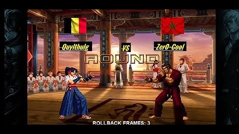 Quylthul (Belgium) Vs Zer0-Cool (Morocco) - KOF 2002 UM FT2 League.