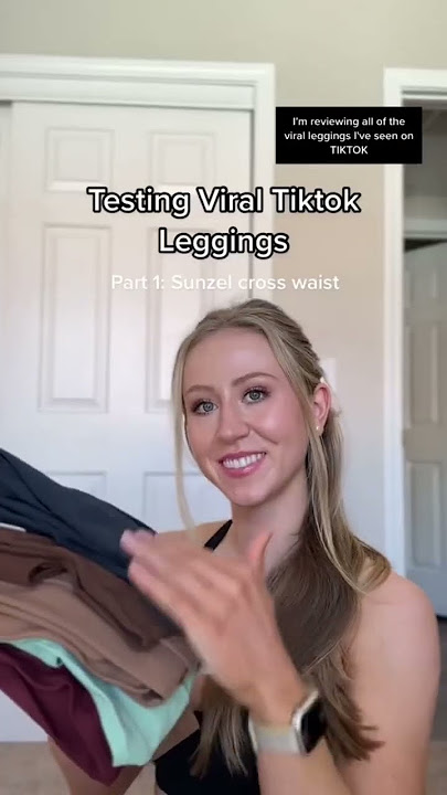 Testing Viral TikTok Leggings Part 1: Sunzel Cross Waist