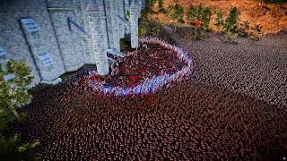 JEDI KNIGHTS, T-45s & NINJAS ATTACK URUK BERSERKERS | Ultimate Epic Battle Simulator 2 | UEBS 2 screenshot 5