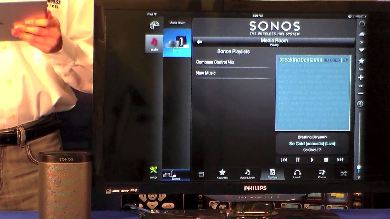 Compass Control® Pro Bi Directional Driver: Sonos Demo - YouTube