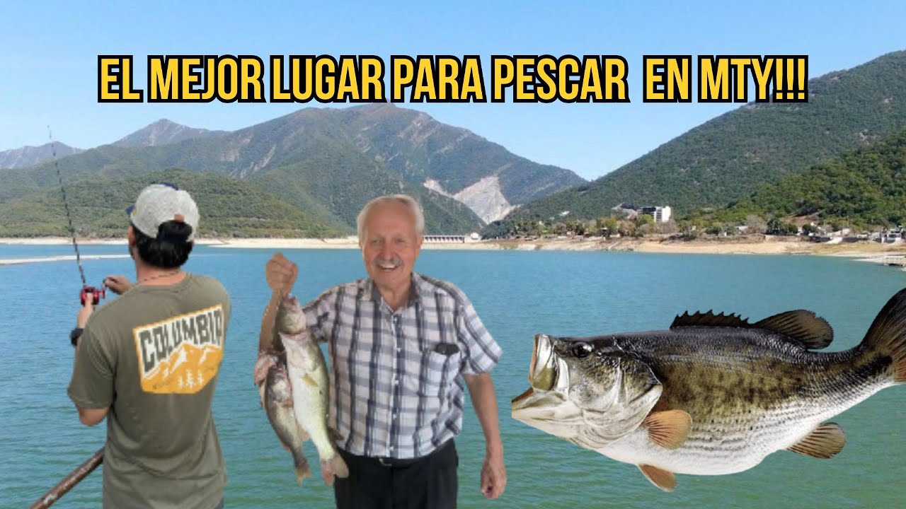 El MEJOR LUGAR para pescar cerca de Monterrey // Presa 