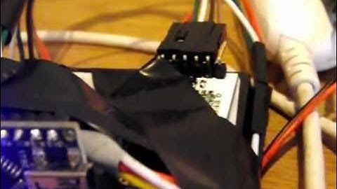 Wii Nunchuck controlling an i-racer RC car over Bluetooth
