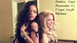 Shakira - Can't Remember To Forget You ft. Rihanna (Audio)