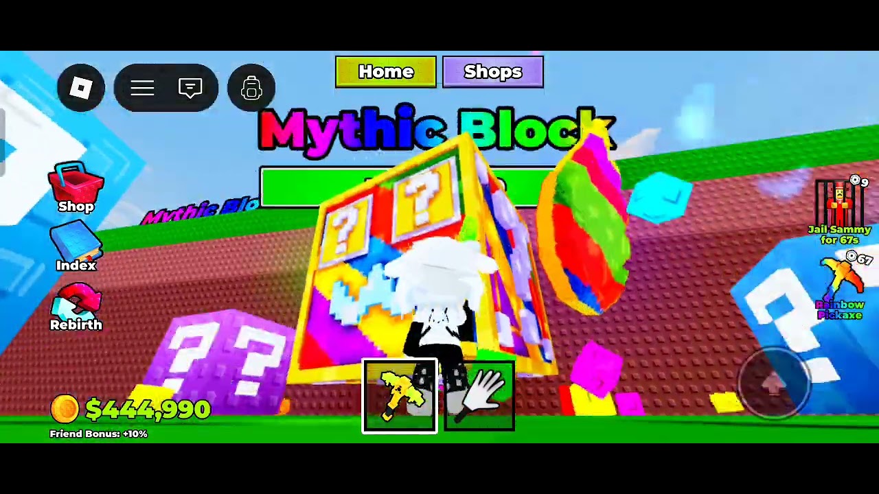 ماب break a lucky bluck