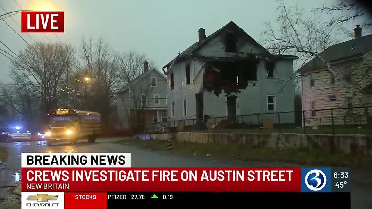 VIDEO: Fire tears through home in New Britain - YouTube