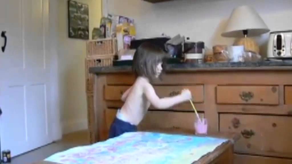 Autistic girl's paintings sell for thousands