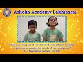 Echoes of talent ashoka academy preparatory class students poetic expression