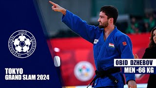 картинка: Рақобатҳои Обид Ҷебов (-66КГ) дар Tokyo Grand Slam 2024