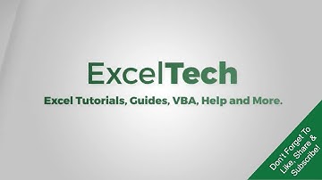 Excel Tech Tips & Tricks #4: Add a Printable & Non-Printable Background in Excel
