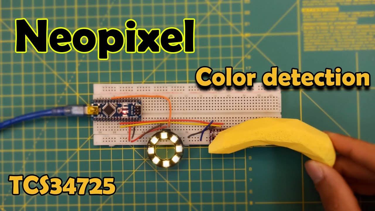 Sensor color TCS34725 | TCS34725 Arduino | TCS34725 RGB Neopixel color ...