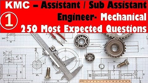 KMC- SAE AE Mechanical most expected question paper