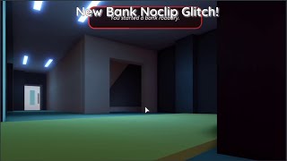 New Bank Noclip Glitch! Jailbreak (ROBLOX)