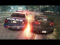 Need For Speed Most Wanted Mitsubishi Evolution X Tuned Out vs Police Chase PC Ultra Settings