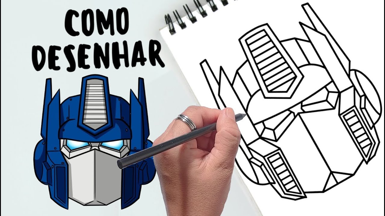 Como Desenhar TRANSFORMERS OPTIMUS PRIME - How to Draw OPTIMUS PRIME ...