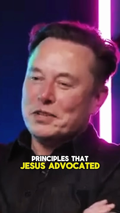🥹 ️ What did Elon Musk say about Jesus? #shorts #Jesus #God #faith
