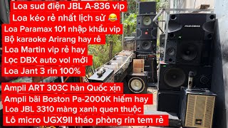 Ampli loa micro sud điện chuyên karaoke gia đình thanh lý mỗi ngày. Sud điện JBL A-836 khủng vip