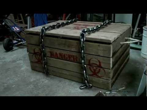 Monster In A Box Halloween Prop