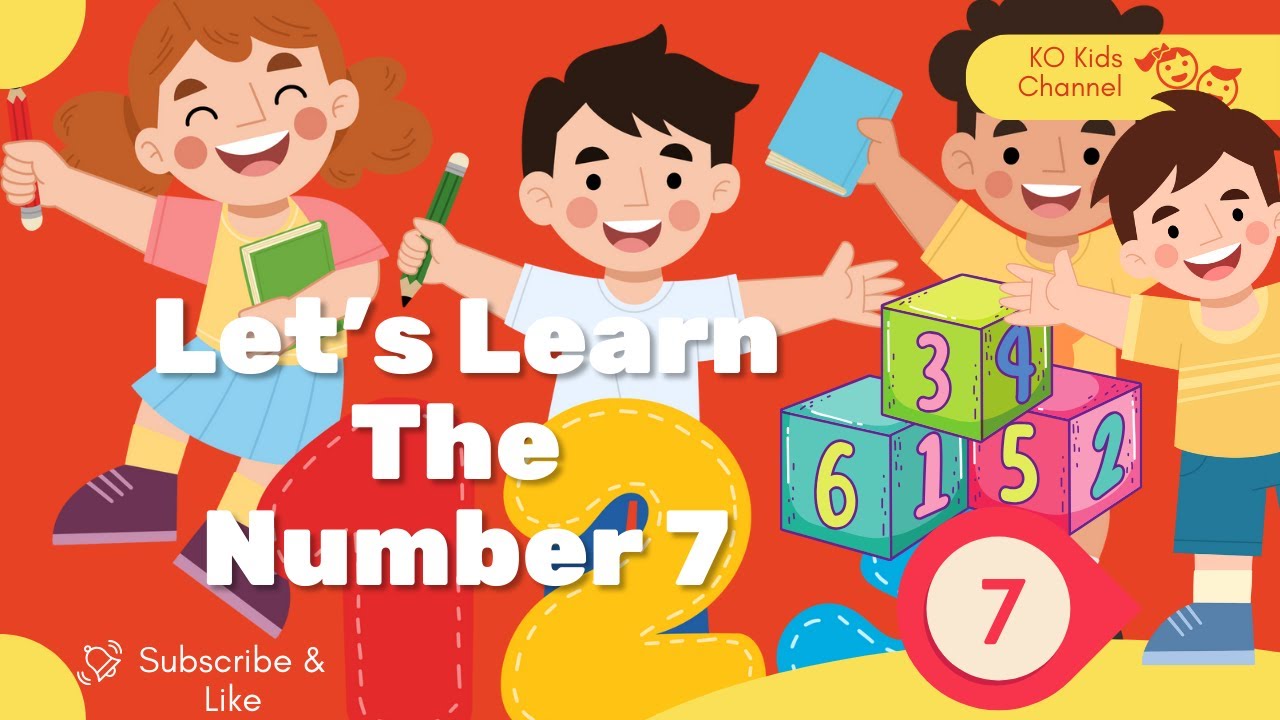 Numbers 7 for Kids: Kids Learning Number 7 - YouTube