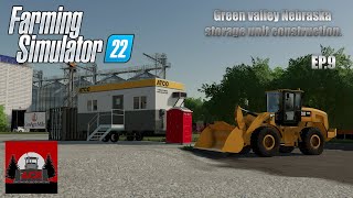 Farming Sim 22 | Storage unit construction on green valley | EP.9